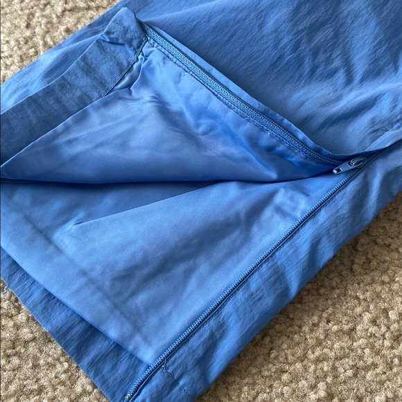 Eddie Bauer Women's Rip Stop Blue Nylon Athletic Vintage Y2K Track Pants Small - Picture 6 of 13